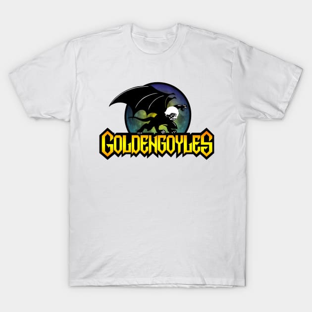 Goldengoyles Moon T-Shirt by groanman